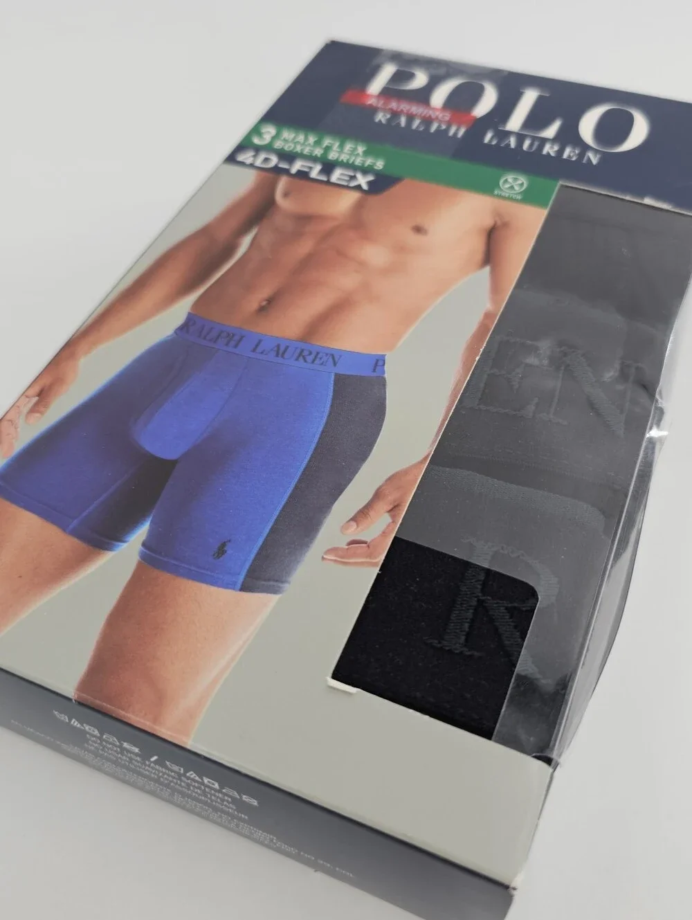 Polo Ralph Lauren 4D-Flex Max Flex Boxer Briefs 3 pack Men's Underwear